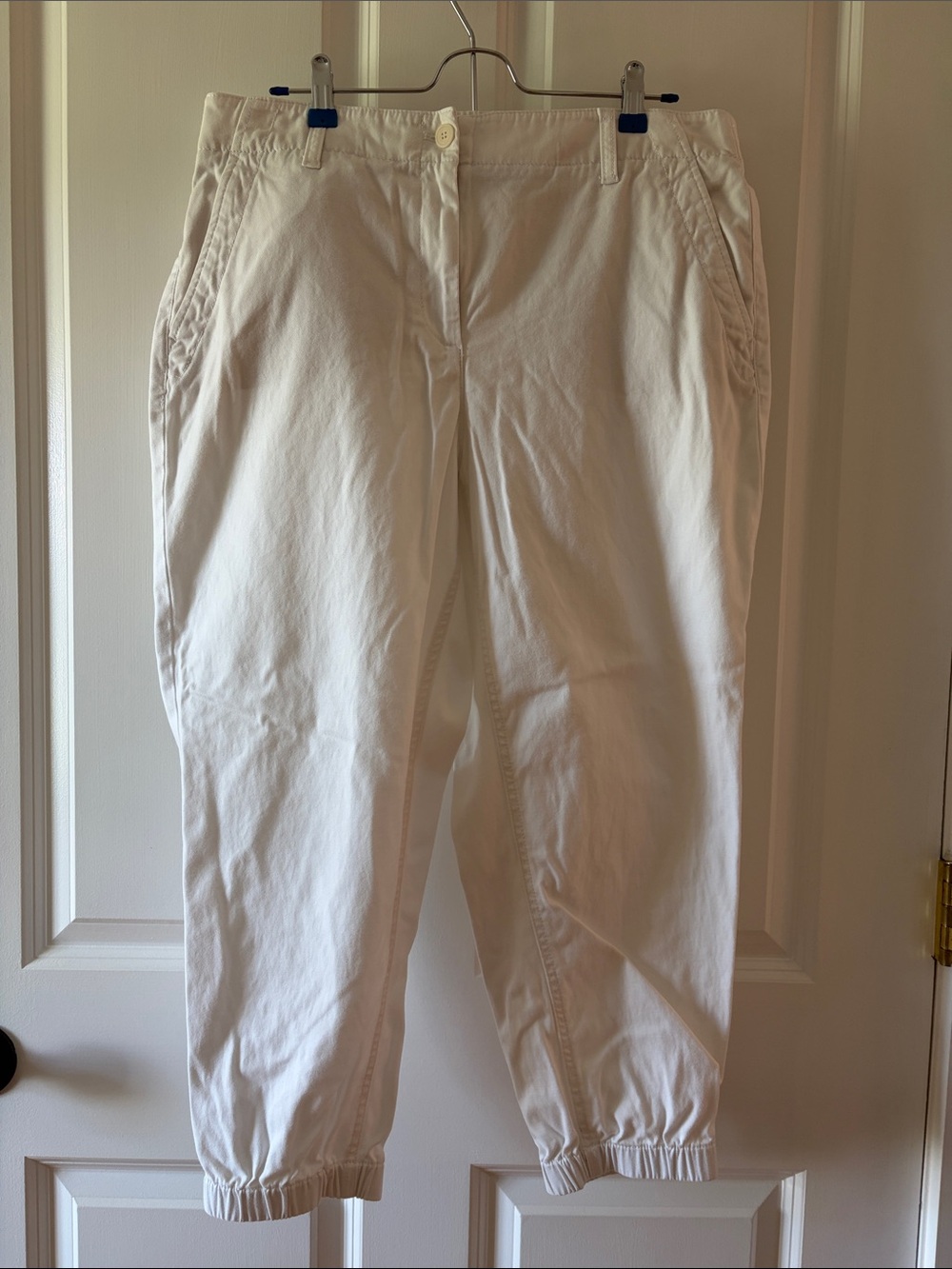 Talbots White Jogger Pants Size Large Petite